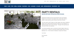 Desktop Screenshot of meredithpartyrentals.com